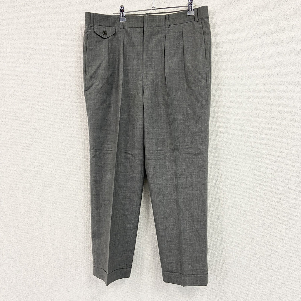 CHAPS　チャップス　RALPH LAUREN　テーパードパンツ　ジップフライ　灰色　グレー