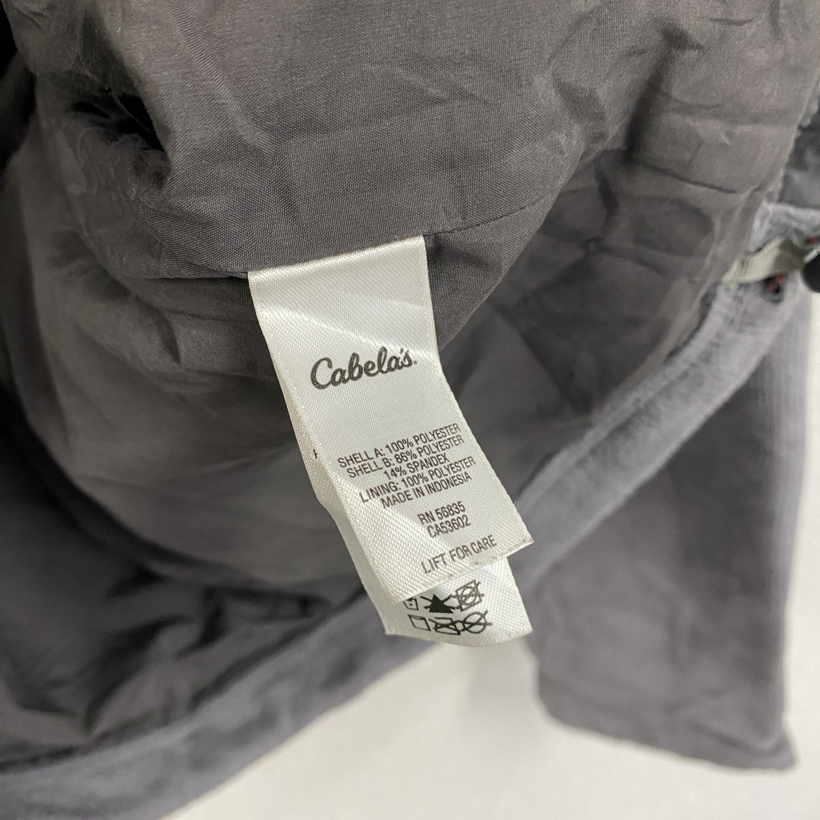 Cabela’ｓ　カベラス　ヒートジャケット　電熱服　灰色　グレー　Lサイズ
