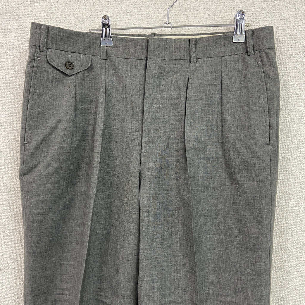 CHAPS　チャップス　RALPH LAUREN　テーパードパンツ　ジップフライ　灰色　グレー
