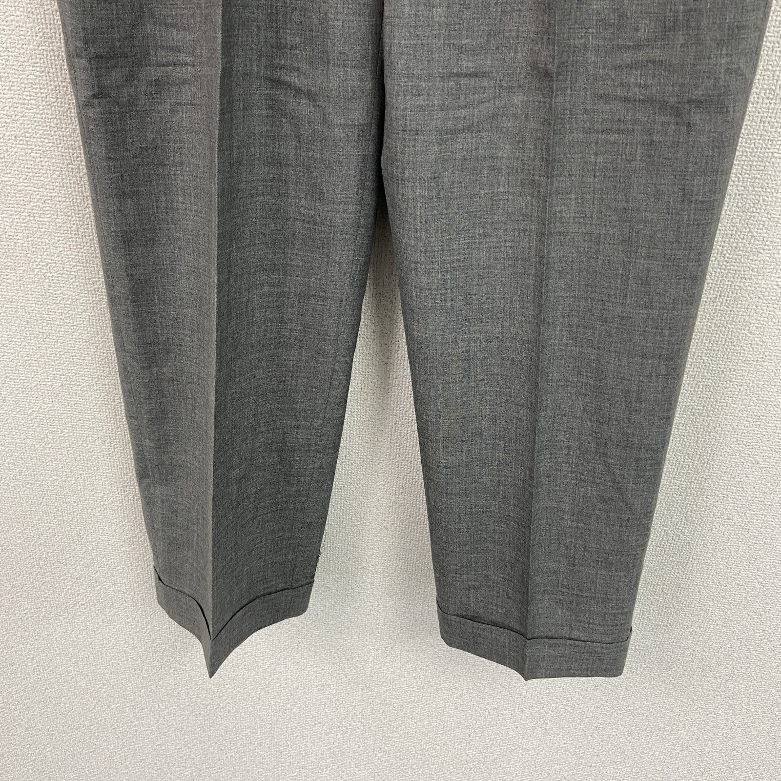 CHAPS　チャップス　RALPH LAUREN　テーパードパンツ　ジップフライ　灰色　グレー