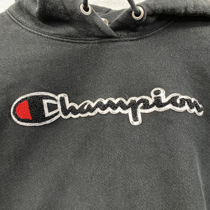 Champion　チャンピオン　リバースウィーブ　スウェットパーカー/フーディー　黒　ブラック　Sサイズ
