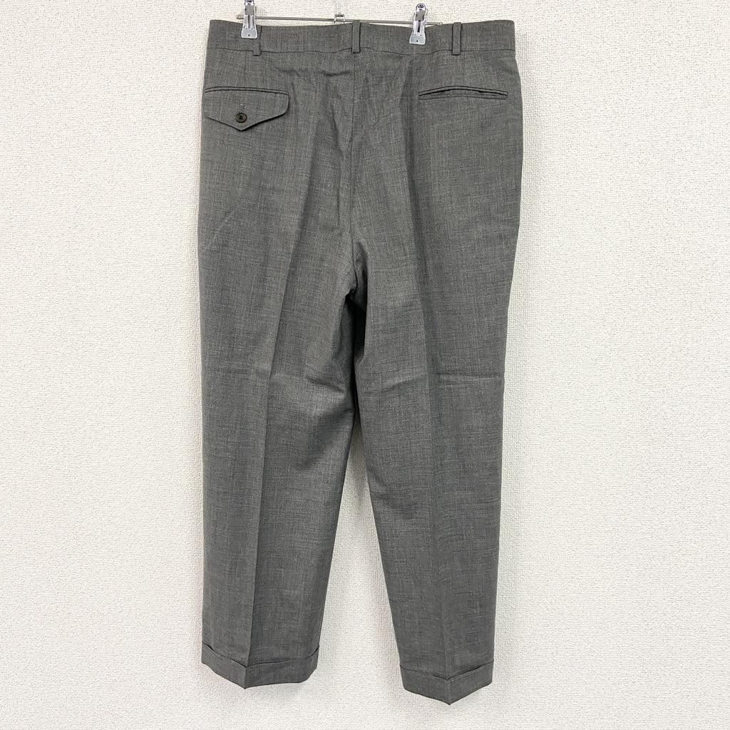 CHAPS　チャップス　RALPH LAUREN　テーパードパンツ　ジップフライ　灰色　グレー