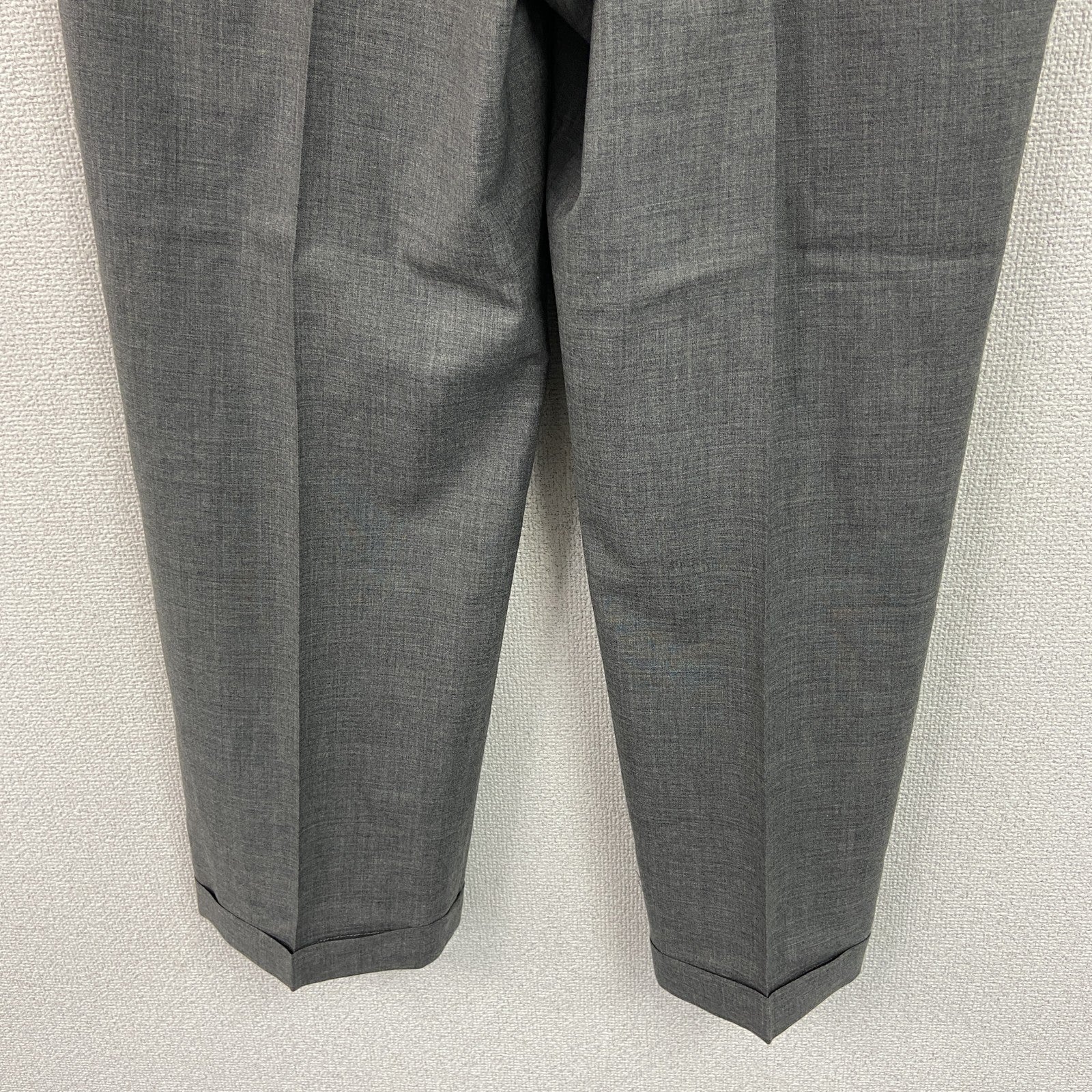 CHAPS　チャップス　RALPH LAUREN　テーパードパンツ　ジップフライ　灰色　グレー