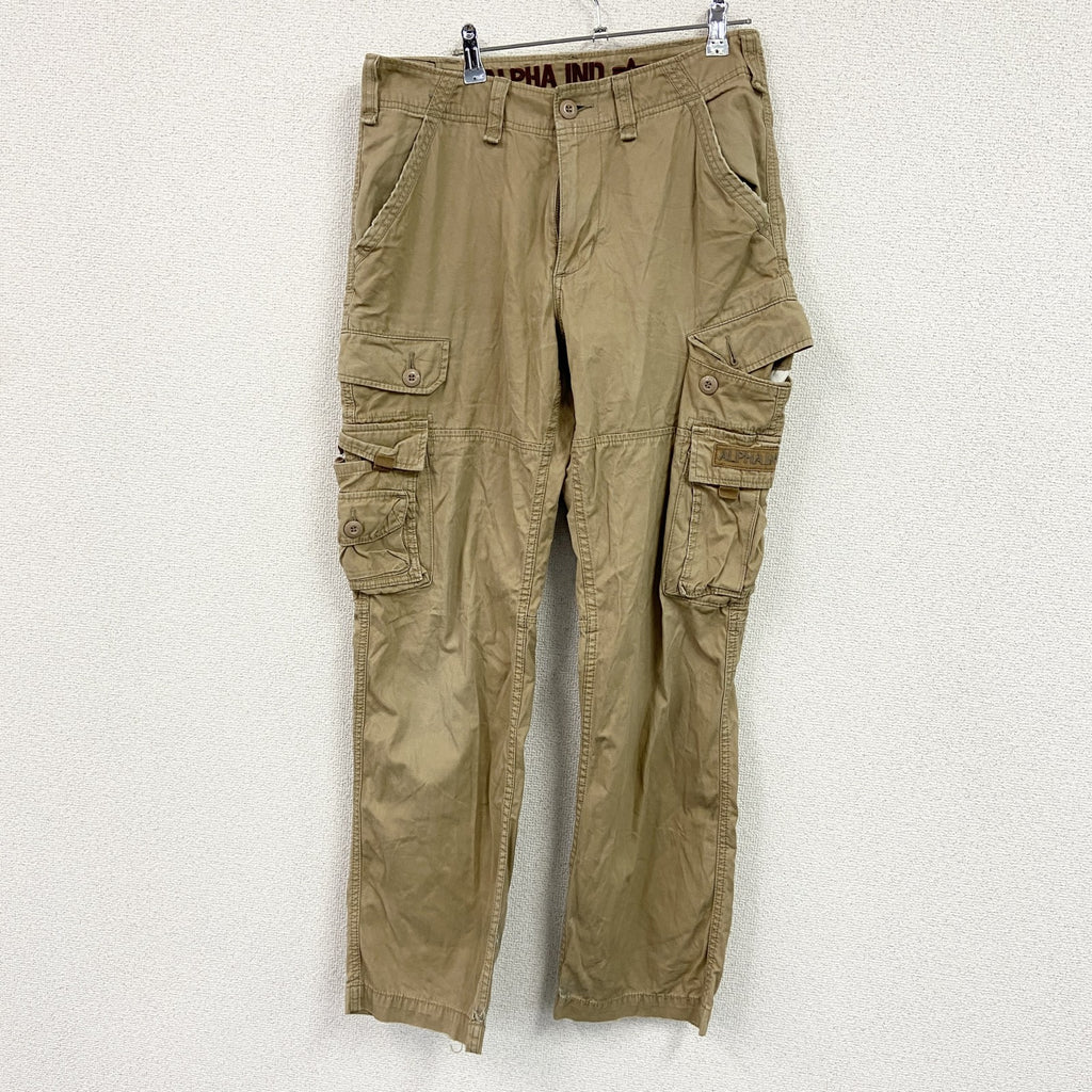 ALPHA INDUSTRIES　アルファインダストリーズ　カーゴパンツ　ミリタリー　ベージュ
