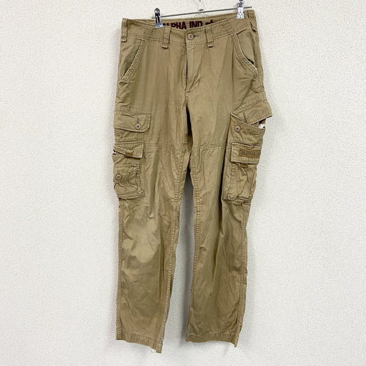 ALPHA INDUSTRIES　アルファインダストリーズ　カーゴパンツ　茶色　ブラウン