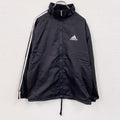 90s　adidas　アディダス　トラックジャケット/ジャージ　ヴィンテージ　黒　ブラック　Mサイズ
