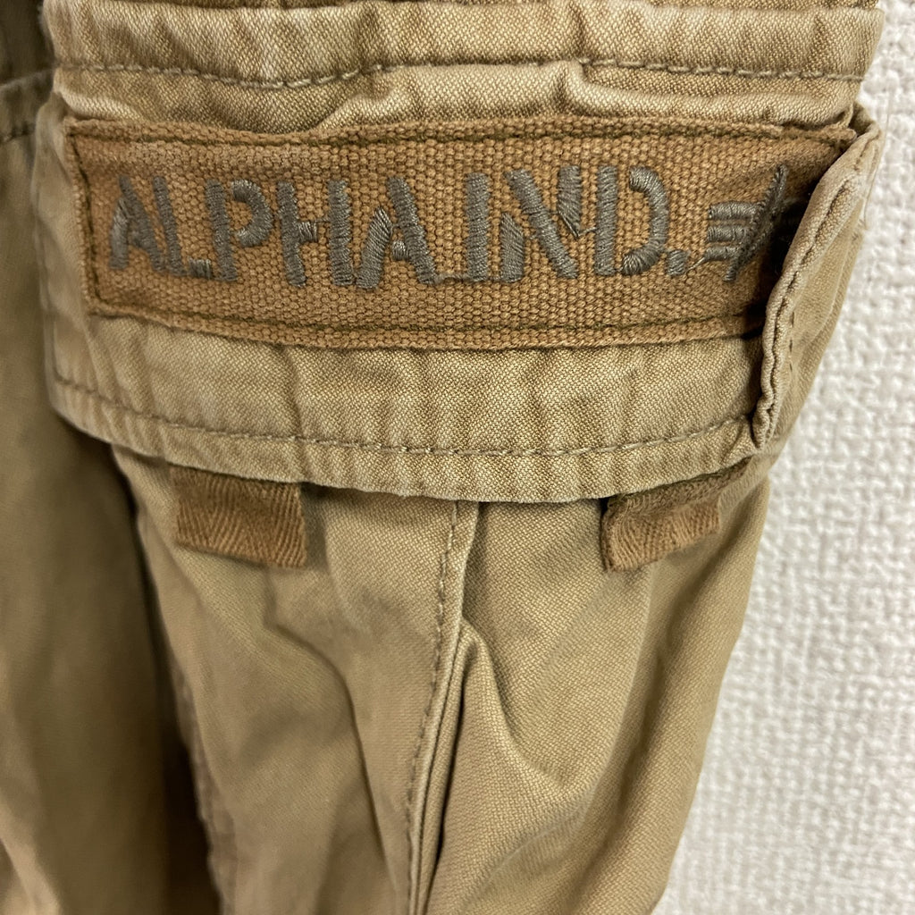ALPHA INDUSTRIES　アルファインダストリーズ　カーゴパンツ　ミリタリー　ベージュ