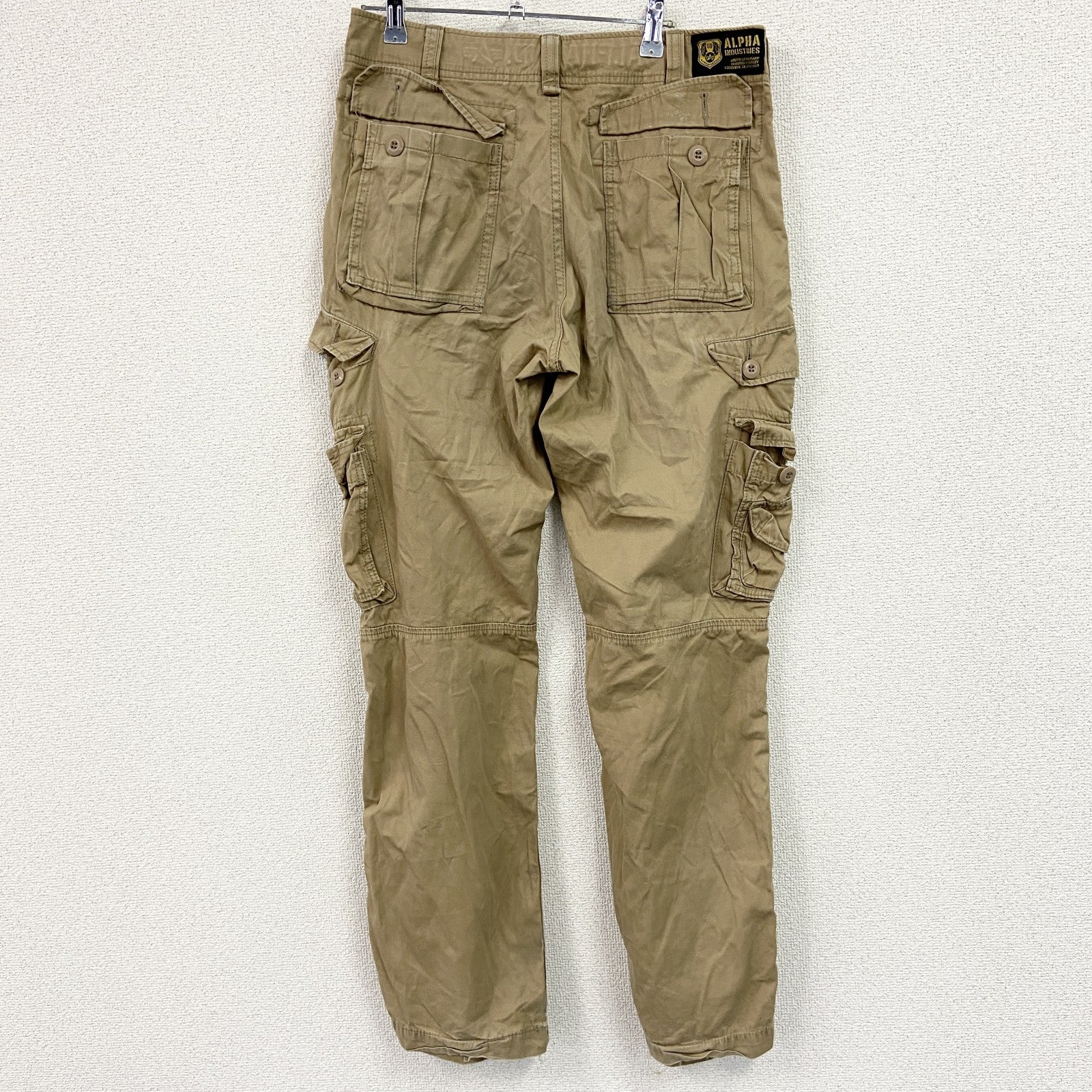 ALPHA INDUSTRIES　アルファインダストリーズ　カーゴパンツ　ミリタリー　ベージュ
