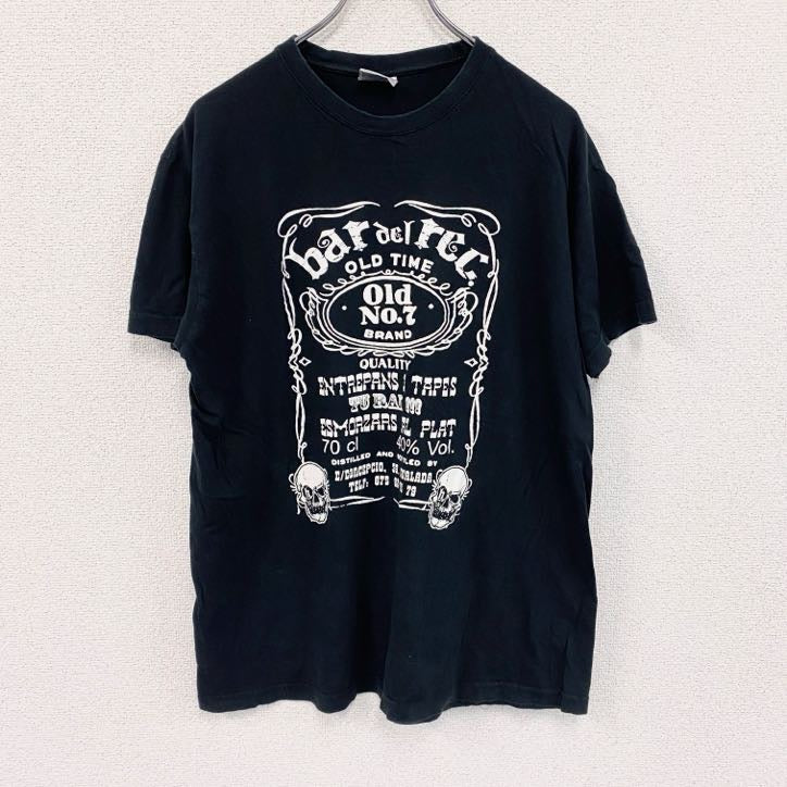 SOL’S　半袖プリントTシャツ　黒　ブラック　Lサイズ