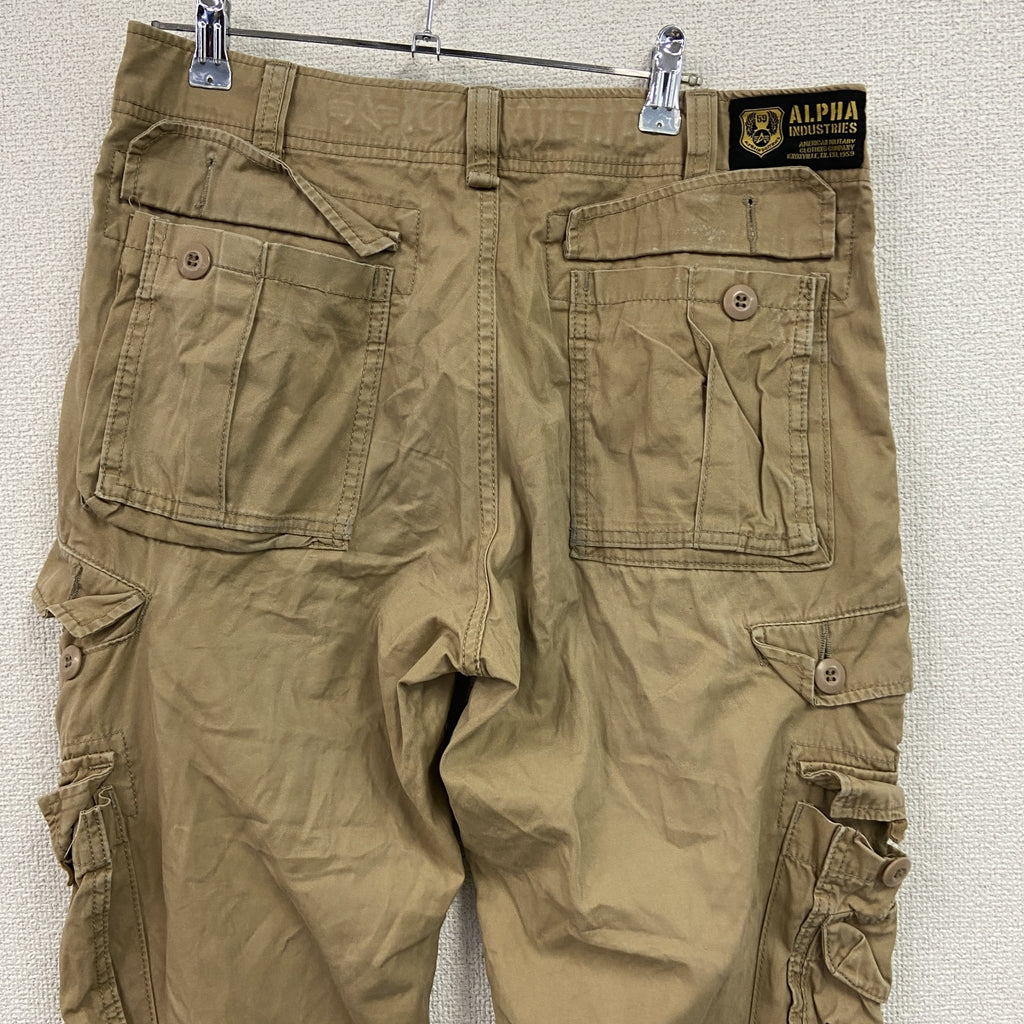 ALPHA INDUSTRIES　アルファインダストリーズ　カーゴパンツ　ミリタリー　ベージュ