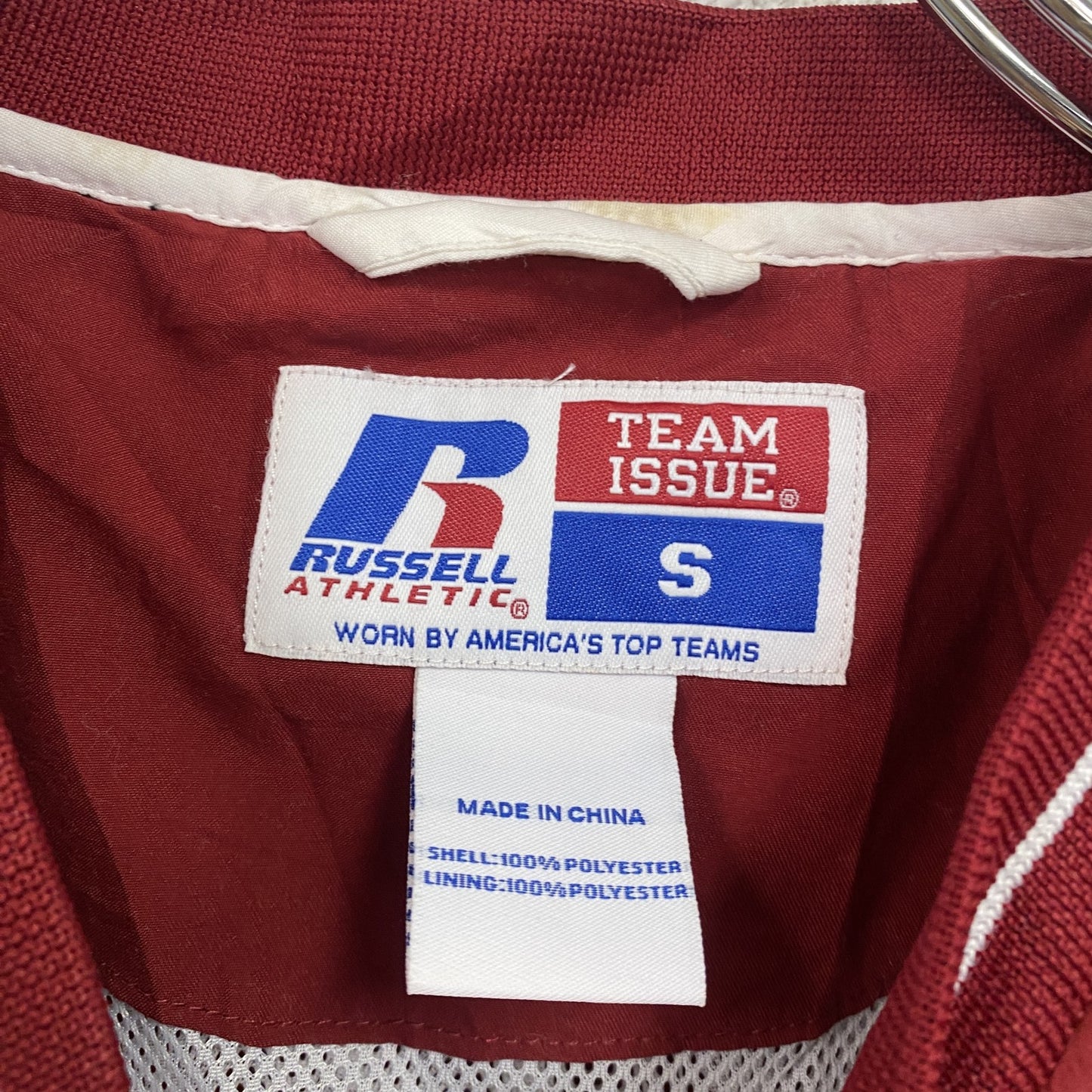 RUSSELL　ラッセル　プルオーバージャケット　ポケット付き　赤　レッド　Sサイズ