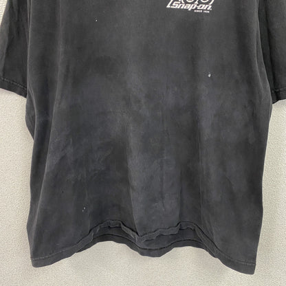 BAYSIDE　Snap-on　スナップオン　半袖プリント企業Tシャツ　フォトT　黒　ブラック　XLサイズ