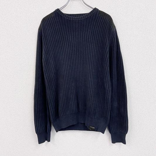 NAUTICA　ノーティカ　コットンニットセーター　紺　ネイビー　XLサイズ