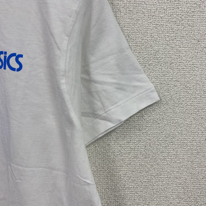 90s　asics　アシックス　青梅マラソン　半袖プリントTシャツ　シングルステッチ　ヴィンテージ　白　ホワイト　フリーサイズ