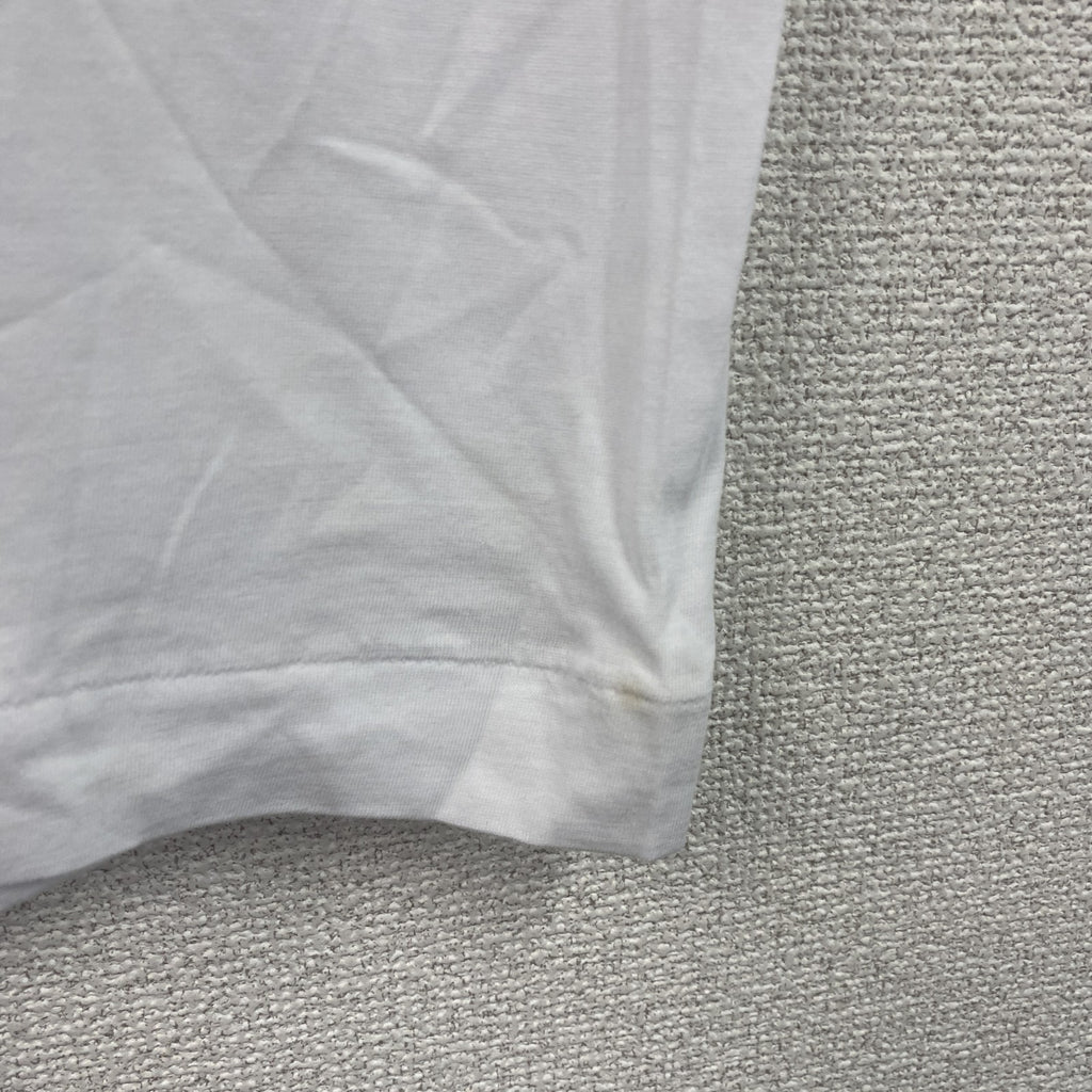 90s　asics　アシックス　青梅マラソン　半袖プリントTシャツ　シングルステッチ　ヴィンテージ　白　ホワイト　フリーサイズ