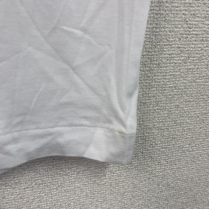 90s　asics　アシックス　青梅マラソン　半袖プリントTシャツ　シングルステッチ　ヴィンテージ　白　ホワイト　フリーサイズ