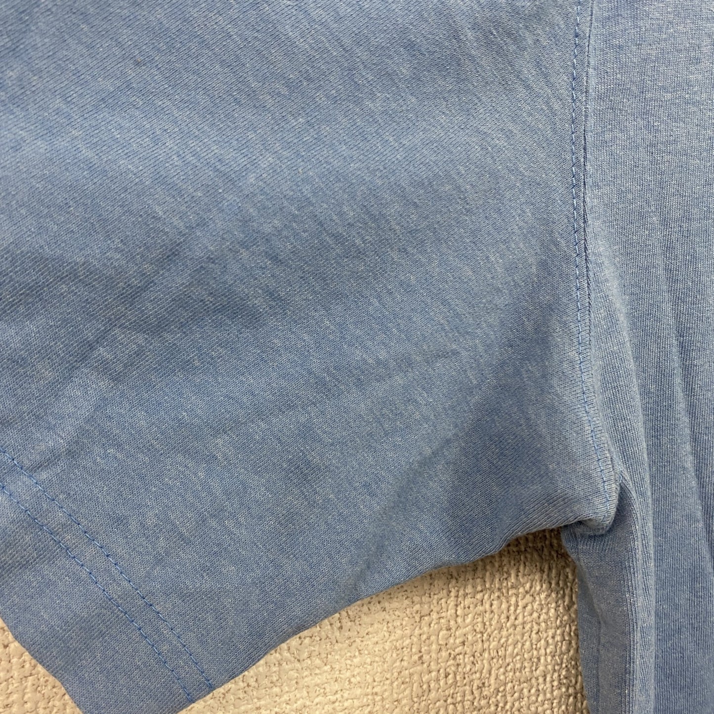 Carhartt　カーハート　半袖Tシャツ　胸ポケット　ロゴプリント　ワンポイント　水色　ライトブルー　Lサイズ
