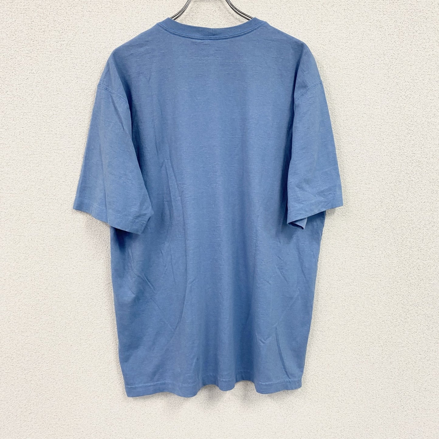 Carhartt　カーハート　半袖Tシャツ　胸ポケット　ロゴプリント　ワンポイント　水色　ライトブルー　Lサイズ