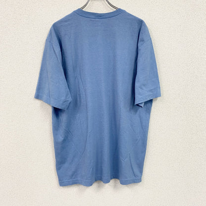 Carhartt　カーハート　半袖Tシャツ　胸ポケット　ロゴプリント　ワンポイント　水色　ライトブルー　Lサイズ