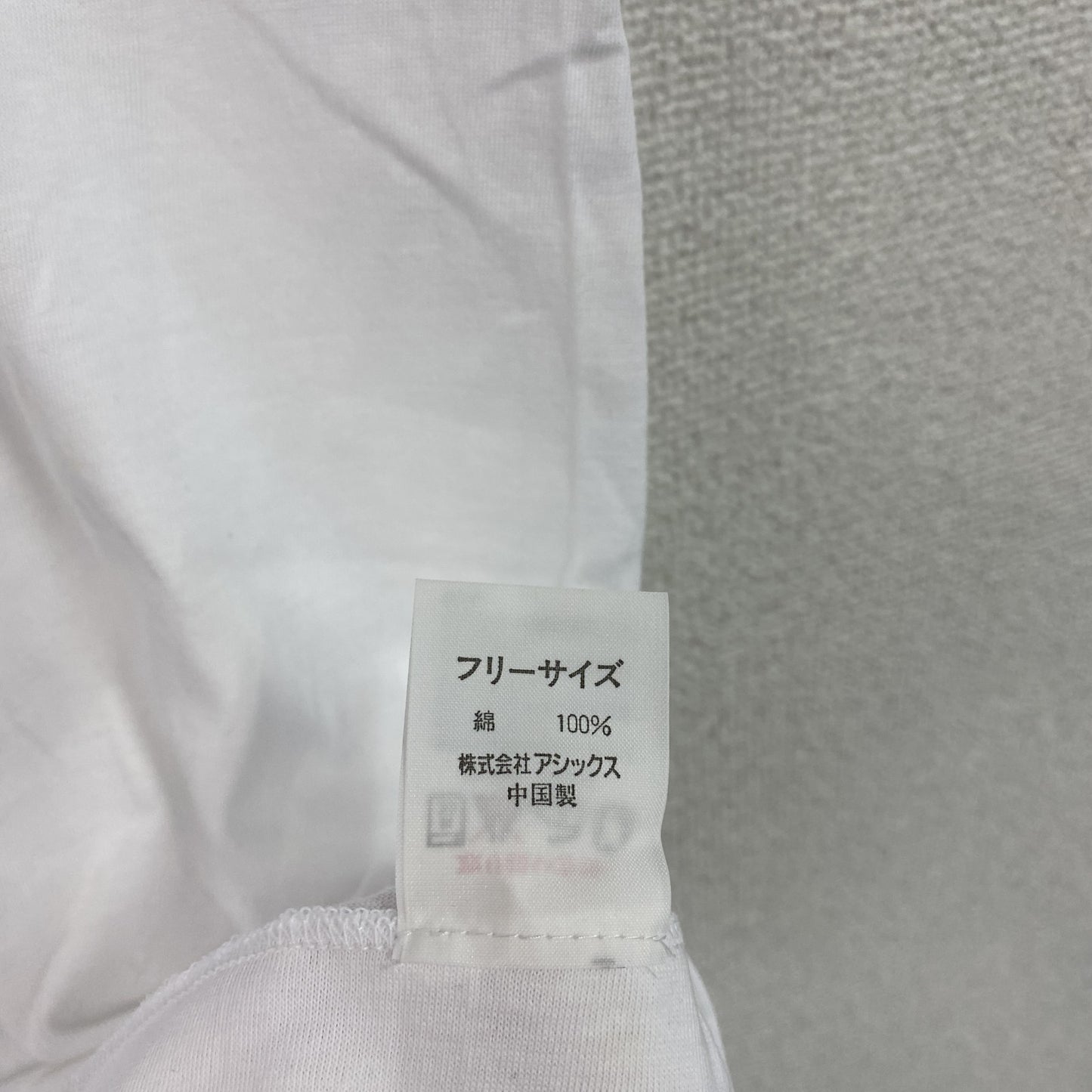 90s　asics　アシックス　青梅マラソン　半袖プリントTシャツ　シングルステッチ　ヴィンテージ　白　ホワイト　フリーサイズ