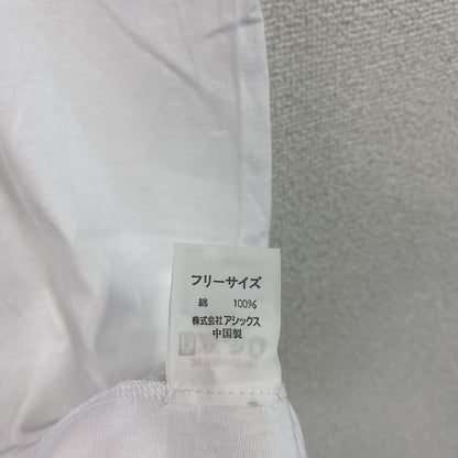 90s　asics　アシックス　青梅マラソン　半袖プリントTシャツ　シングルステッチ　ヴィンテージ　白　ホワイト　フリーサイズ