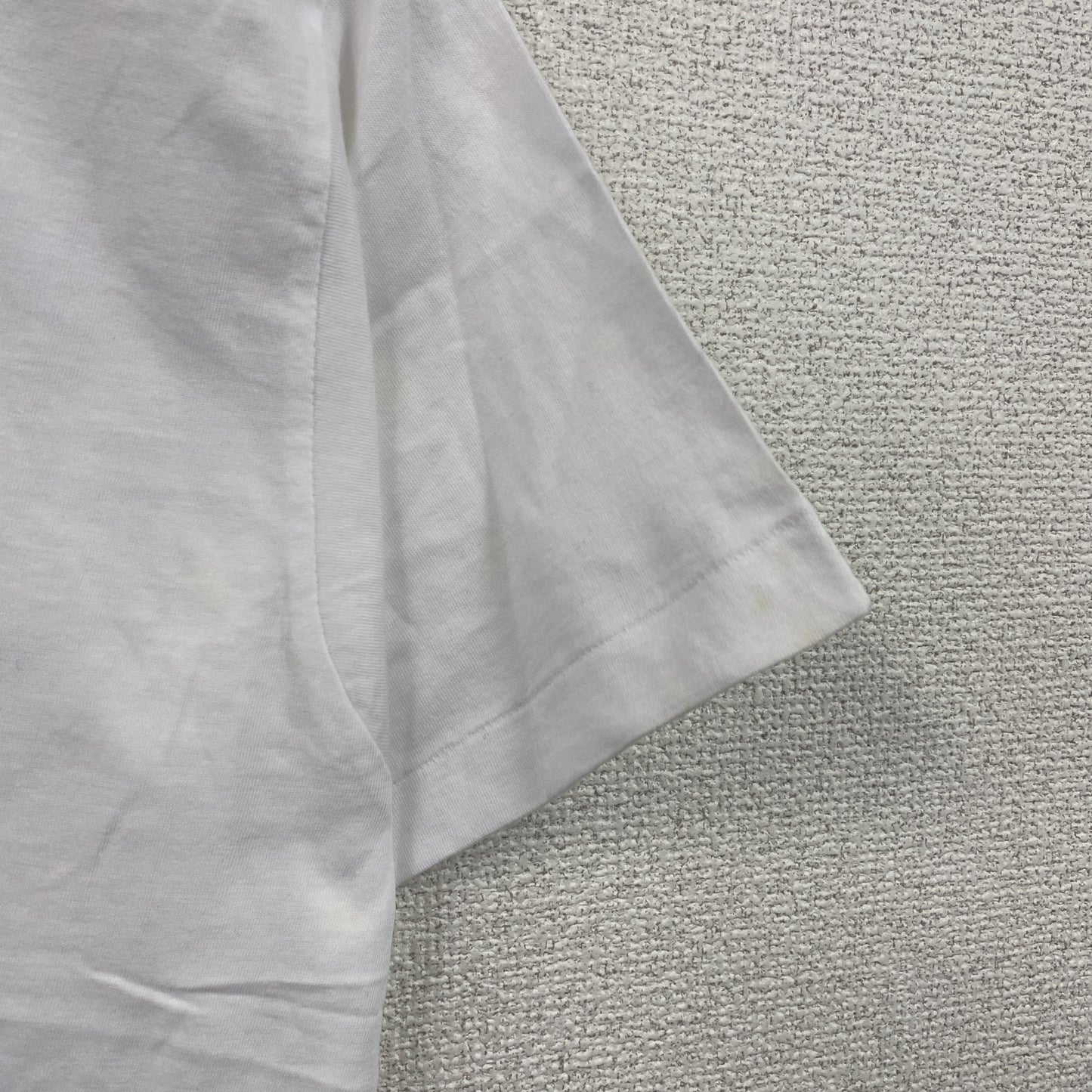90s　asics　アシックス　青梅マラソン　半袖プリントTシャツ　シングルステッチ　ヴィンテージ　白　ホワイト　フリーサイズ