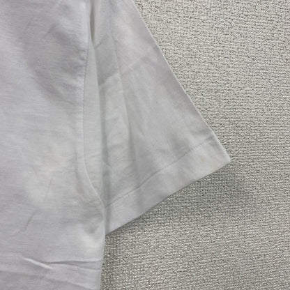 90s　asics　アシックス　青梅マラソン　半袖プリントTシャツ　シングルステッチ　ヴィンテージ　白　ホワイト　フリーサイズ