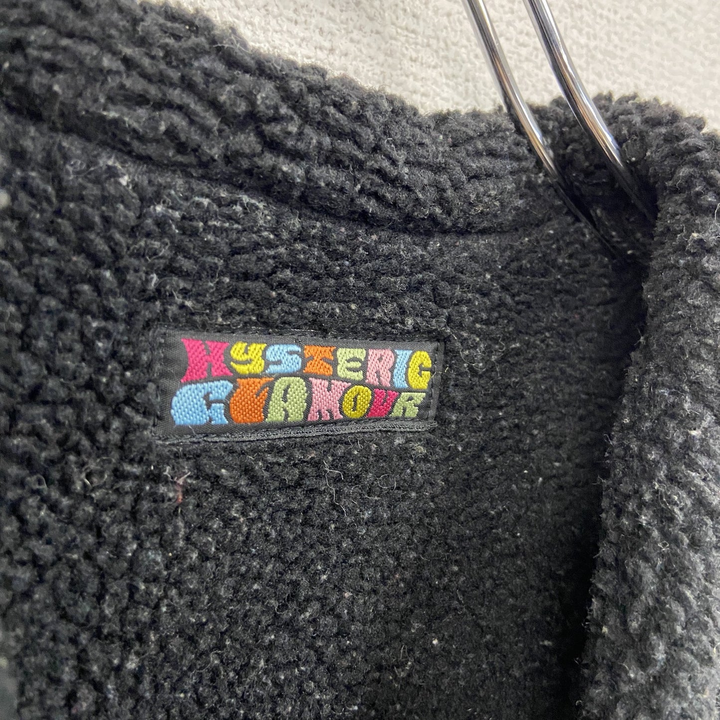 HYSTERIC GLAMOUR　ヒステリックグラマー　ムートンコート　黒　ブラック　120サイズ