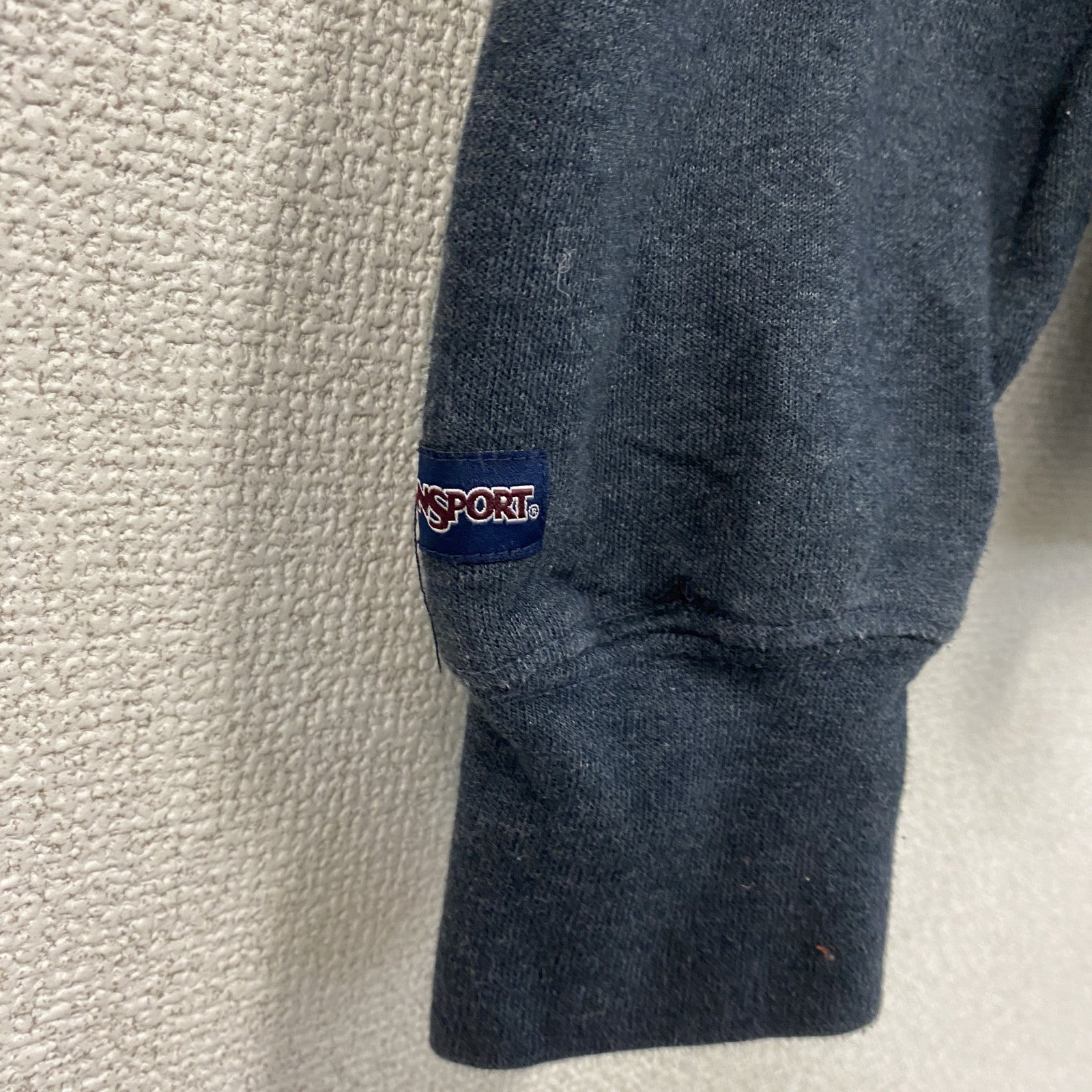 JANSPORT　フルジップスウェットパーカー/フーディー　紺　ネイビー　Sサイズ