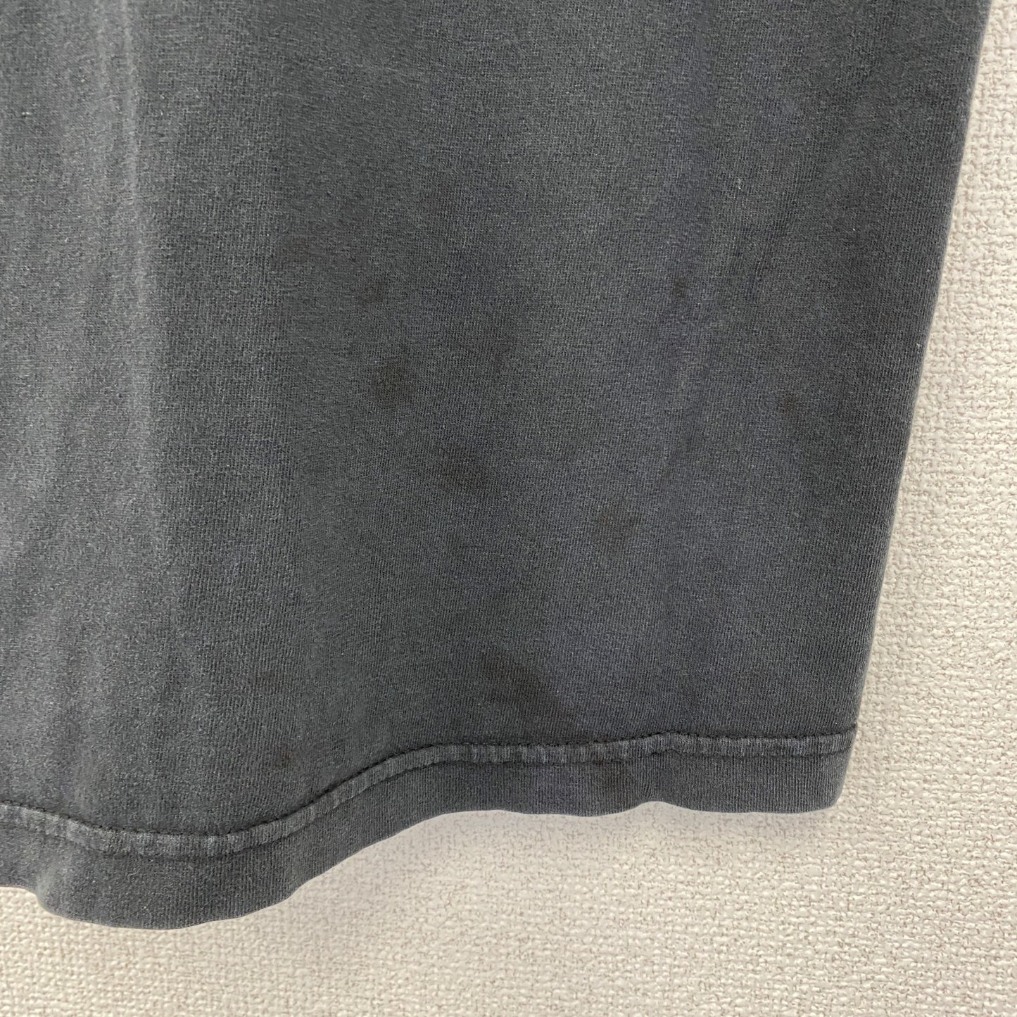 古着 used　NHS　半袖プリントTシャツ　クルーネック　レトロデザイン　骸骨　メキシカンスカル　黒　ブラック　
