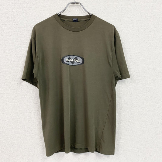 mont-bell　モンベル　半袖Tシャツ　カーキ　Lサイズ