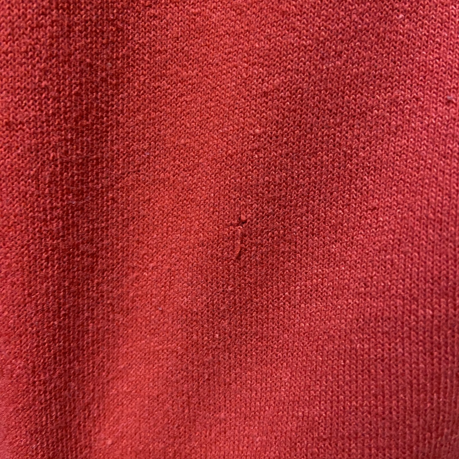 古着 used　MARYLAND　90s　USA製　長袖パッチワークデザインスウェット　トレーナー　ヴィンテージ　赤　Lサイズ