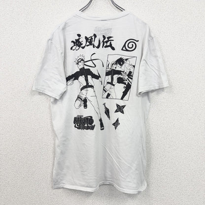 古着 used　NARUTO　ナルト　半袖アニメプリントTシャツ　JUMP　ジャンプ　クルーネック　レトロデザイン　Lサイズ