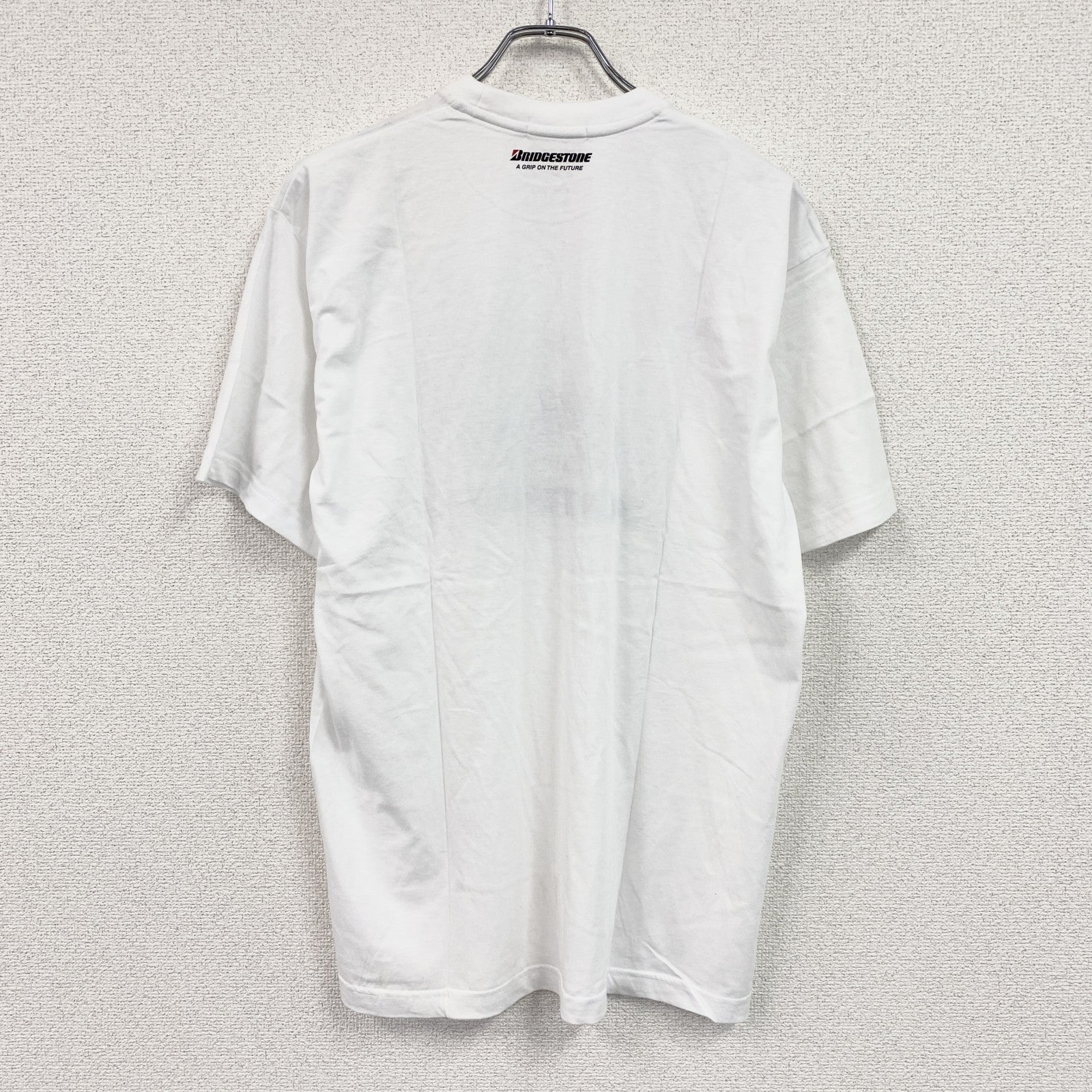 POTENZA　ポテンザ　BRIDGESTONE　ブリヂストン　スーパーフォーミュラ　半袖プリント企業Tシャツ　白　ホワイト