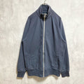 古着 used　OLDNAVY　オールドネイビー　長袖ジップアップスウェット　トレーナー　ノームコア　ダークグレー　Lサイズ