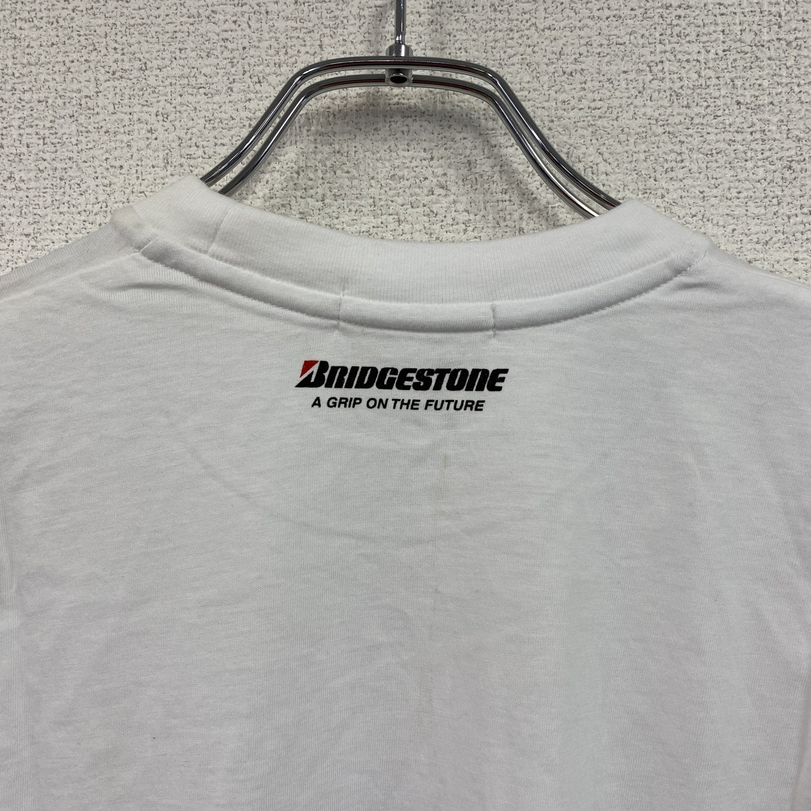 POTENZA　ポテンザ　BRIDGESTONE　ブリヂストン　スーパーフォーミュラ　半袖プリント企業Tシャツ　白　ホワイト