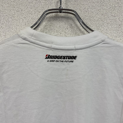 POTENZA　ポテンザ　BRIDGESTONE　ブリヂストン　スーパーフォーミュラ　半袖プリント企業Tシャツ　白　ホワイト