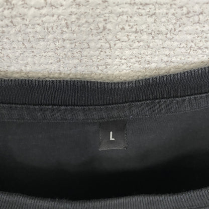 古着 used　半袖プリントTシャツ　クルーネック　レトロデザイン　バイク　Bike　アメリカン　黒　ブラック　Lサイズ