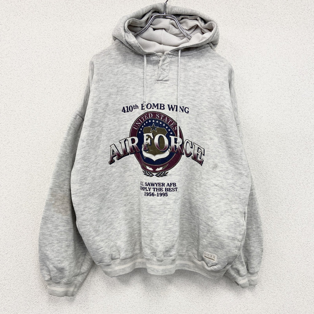 90s　GEAR FOR SPORTS　スウェットパーカー/フーディー　ヴィンテージ　灰色　グレー　XLサイズ