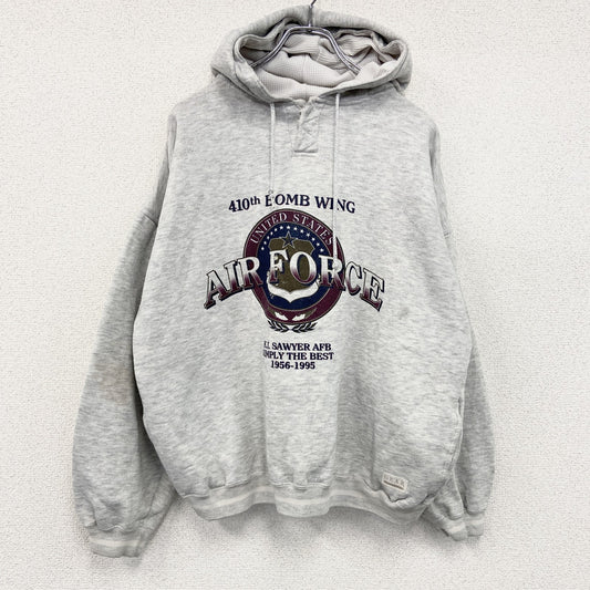90s　GEAR FOR SPORTS　スウェットパーカー/フーディー　ヴィンテージ　灰色　グレー　XLサイズ