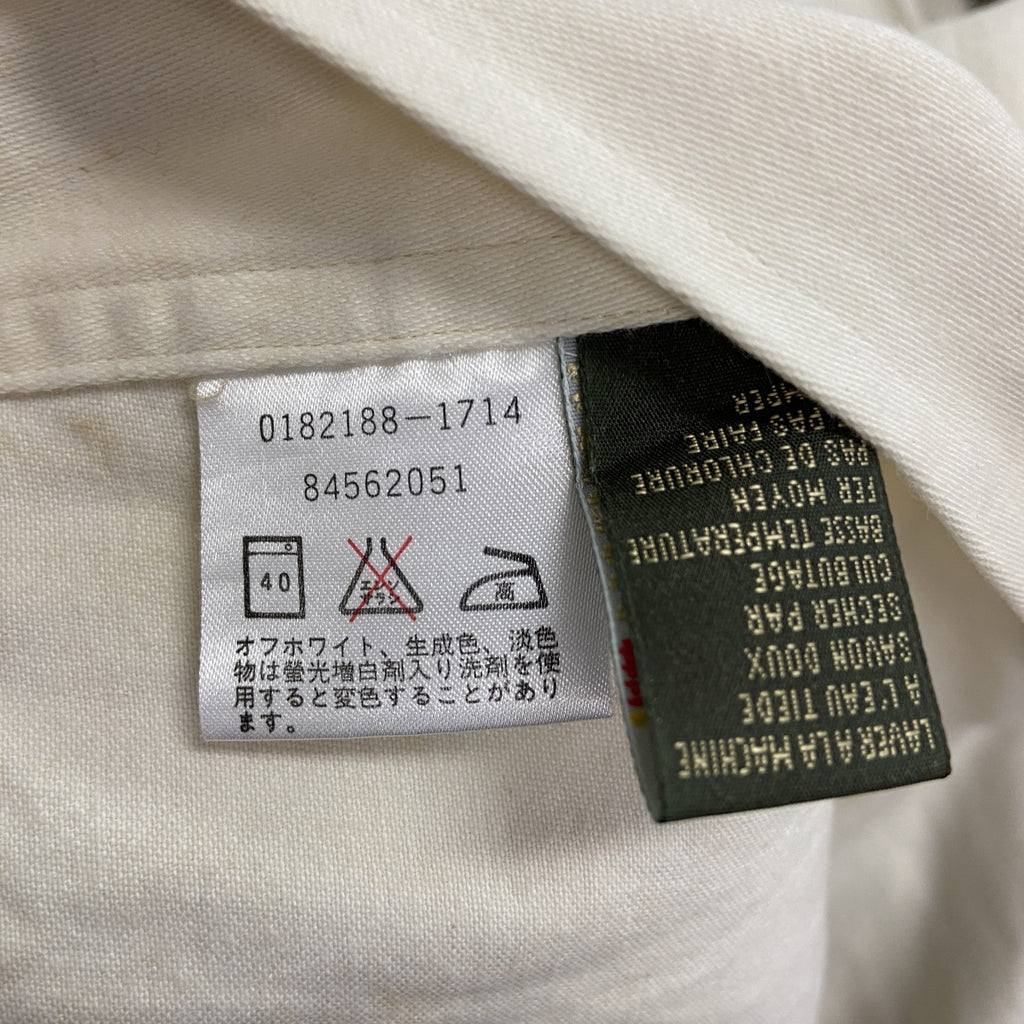 TOMMY HILFIGER SURPLUS　トミーヒルフィガーサープラス　ミリタリーシャツ　白　ホワイト　Lサイズ