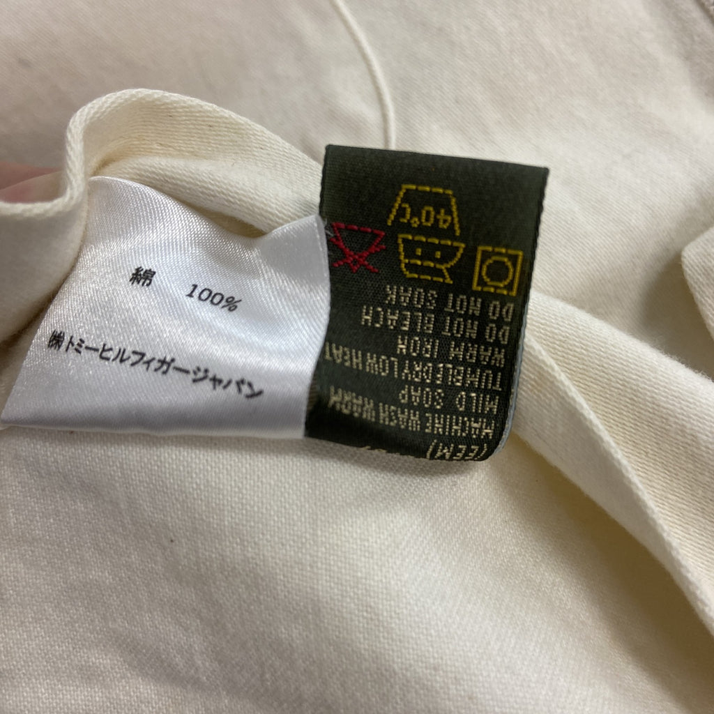 TOMMY HILFIGER SURPLUS　トミーヒルフィガーサープラス　ミリタリーシャツ　白　ホワイト　Lサイズ