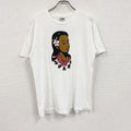 SPARK　スパーク　半袖Tシャツ　ロゴプリント　アロハ　両面プリント　アーチプリント　白　ホワイト