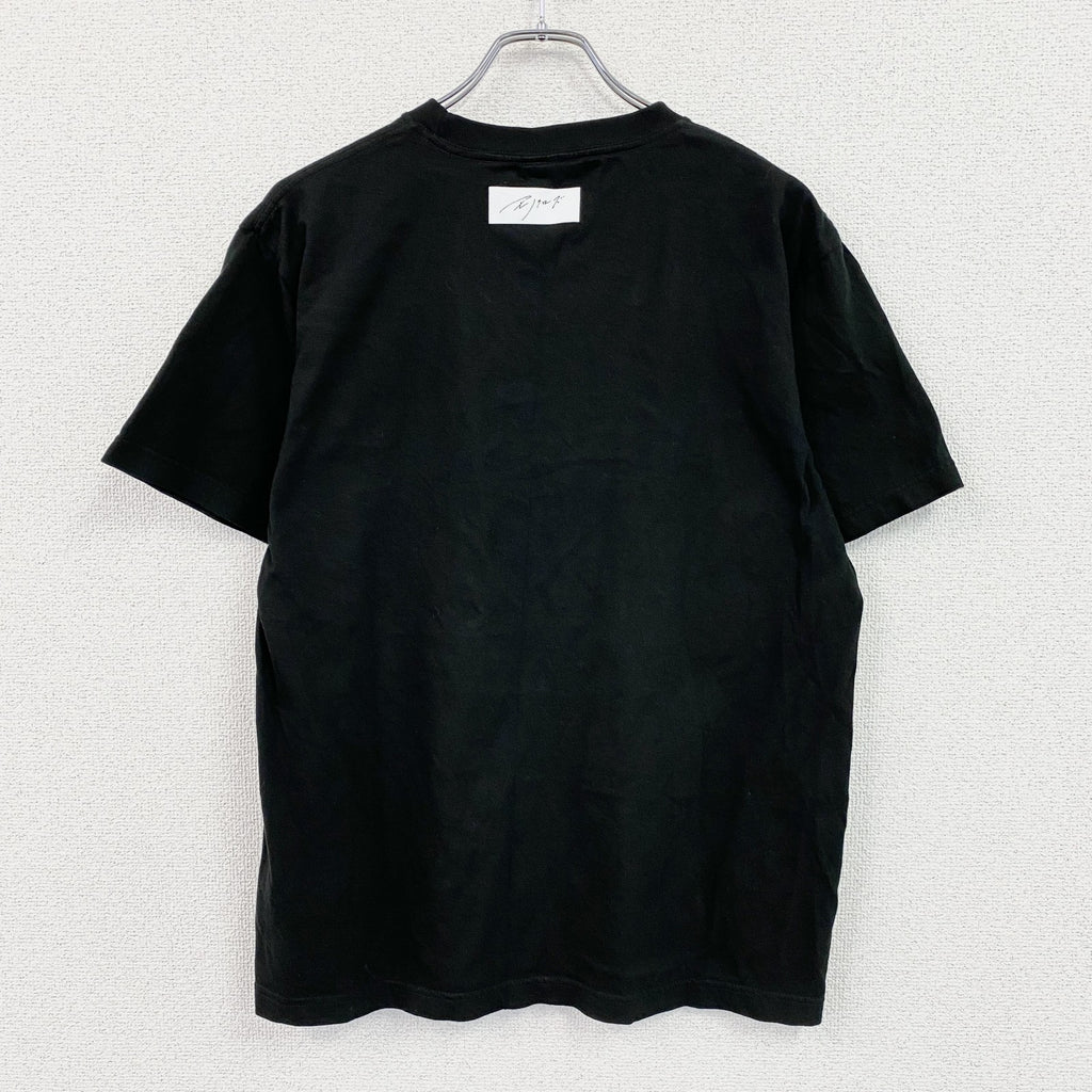 生駒里奈　Ground Y　半袖プリントフォトTシャツ　黒　ブラック　Lサイズ