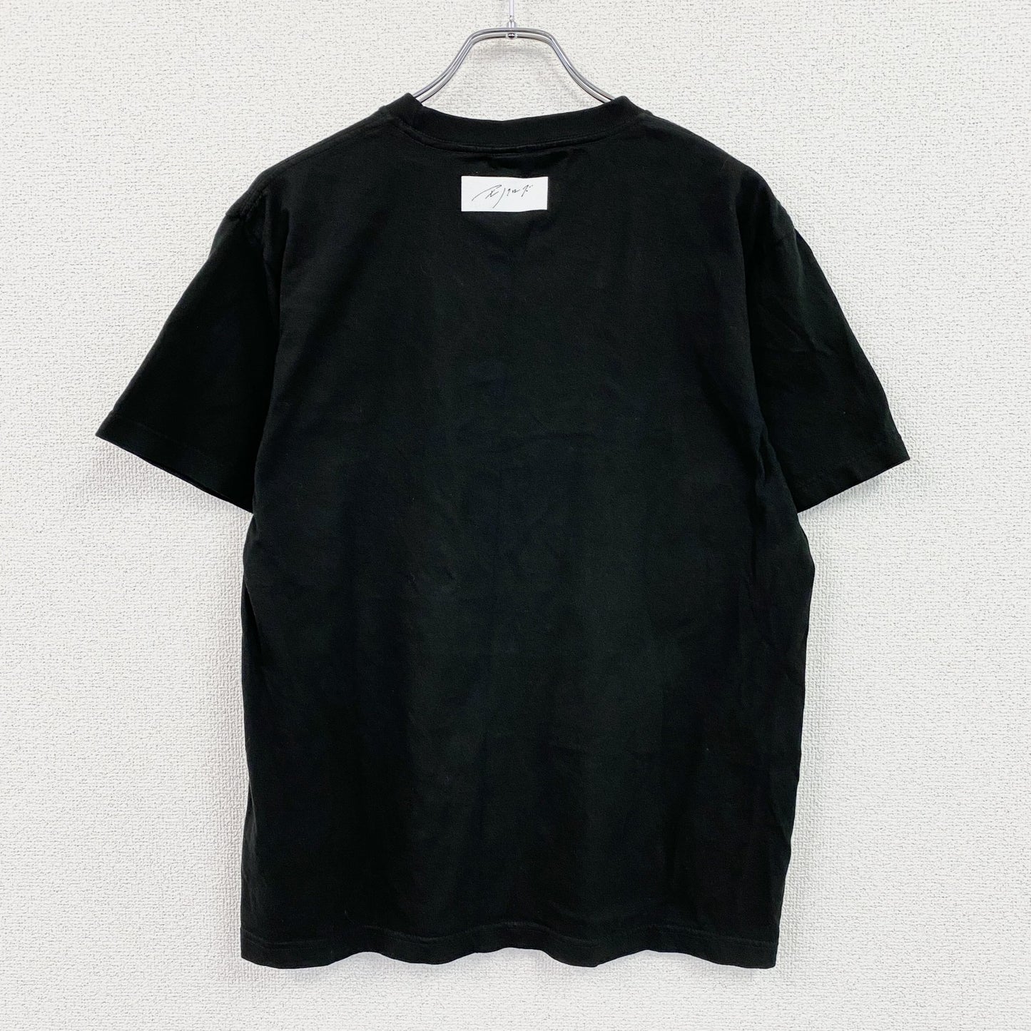 生駒里奈　Ground Y　半袖プリントフォトTシャツ　黒　ブラック　Lサイズ