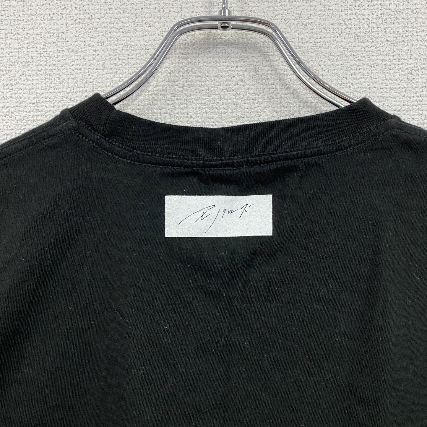 生駒里奈　Ground Y　半袖プリントフォトTシャツ　黒　ブラック　Lサイズ