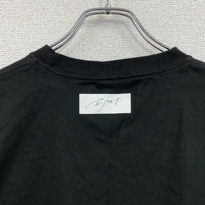生駒里奈　Ground Y　半袖プリントフォトTシャツ　黒　ブラック　Lサイズ