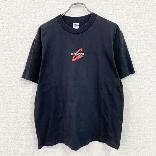 90s～　Pro CLUB　G-SHOCK　ジーショック　半袖プリント企業Tシャツ　ヴィンテージ　黒　ブラック　Lサイズ