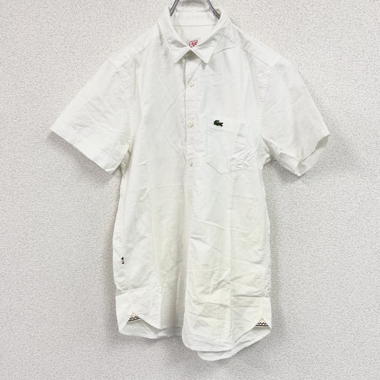 LACOSTE　ラコステ　LIVE　半袖シャツ　白　ホワイト　40サイズ