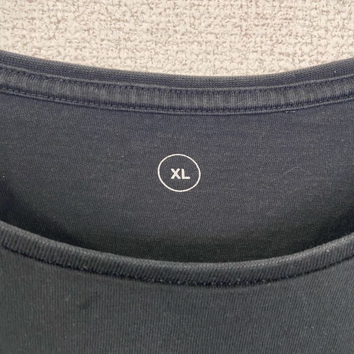 古着 used　半袖プリントTシャツ　カメラ　CAMERA　レトロデザイン　クルーネック　黒　ブラック　XLサイズ